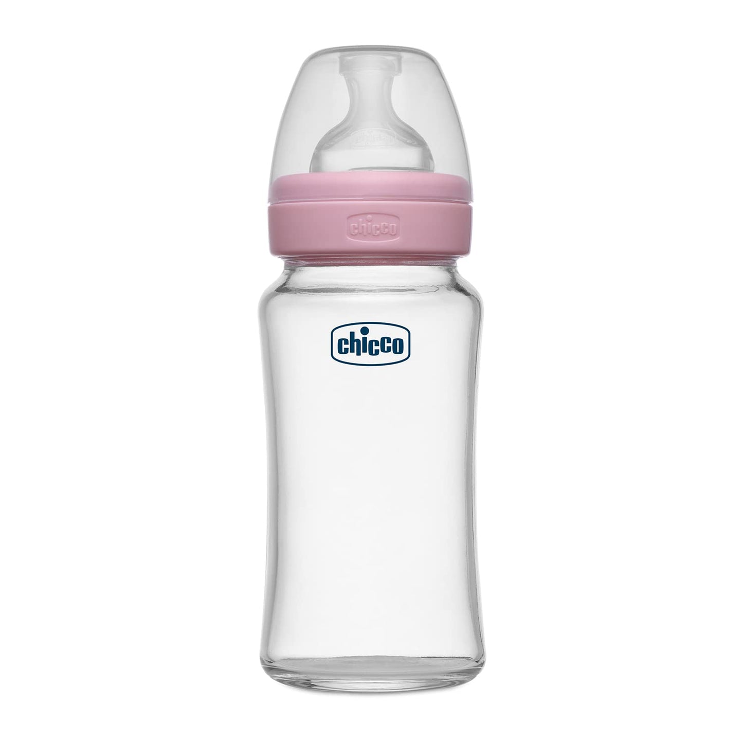 Chicco – BOTTLE WB GLASS GIRL 240 SLOW SIL