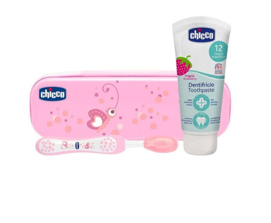 Chicco – ALWAYS SMILING SET NO FLUORINE PINK