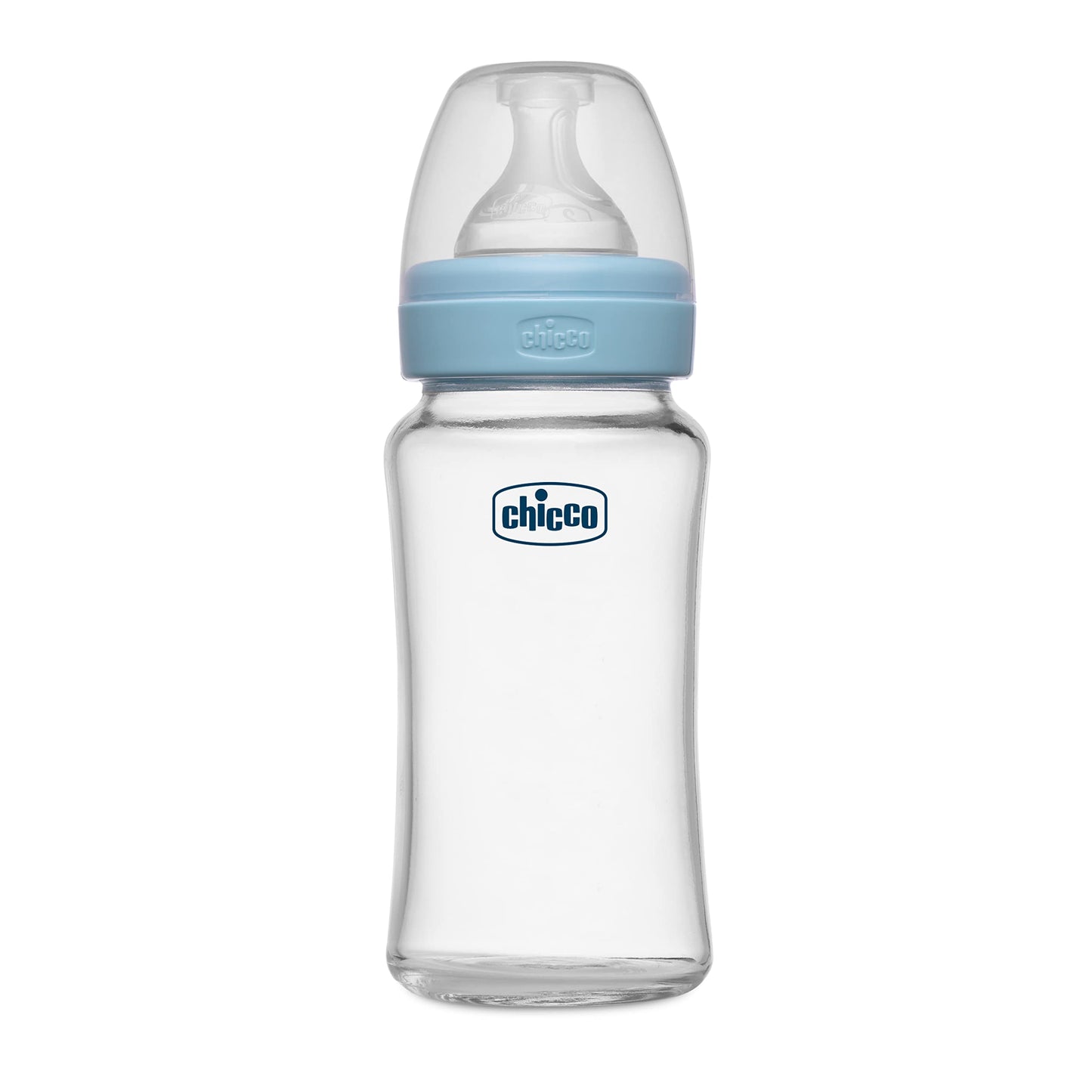 Chicco – BOTTLE WB GLASS BOY 240 SLOW SIL